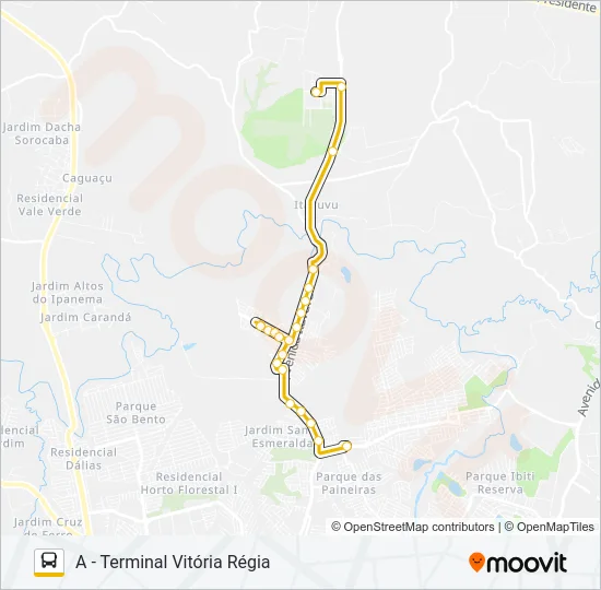 25 ITAVUVU Bus Line Map