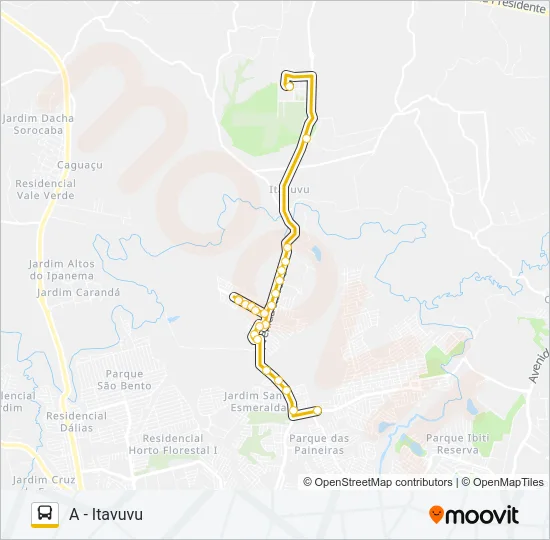 25 ITAVUVU Bus Line Map