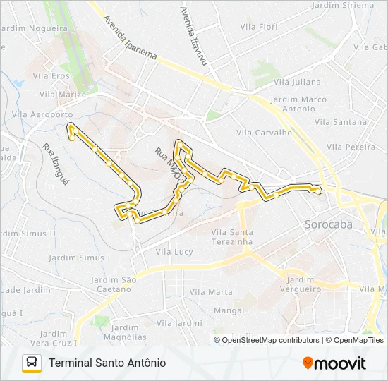 08 TRUJILLO Bus Line Map