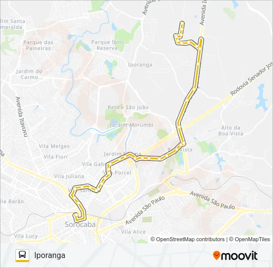 61 IPORANGA Bus Line Map