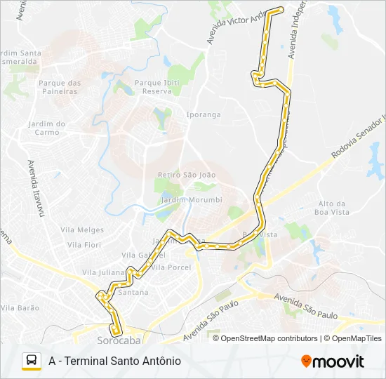61 IPORANGA Bus Line Map