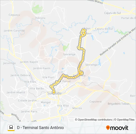 61 IPORANGA Bus Line Map