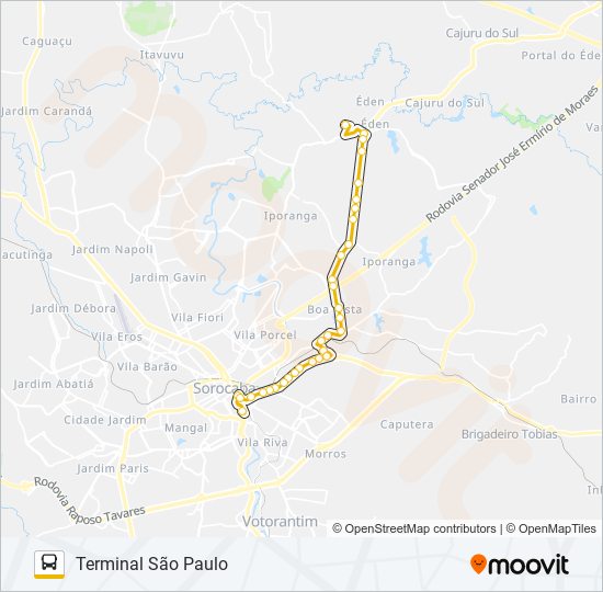 75 CAMPININHA bus Line Map