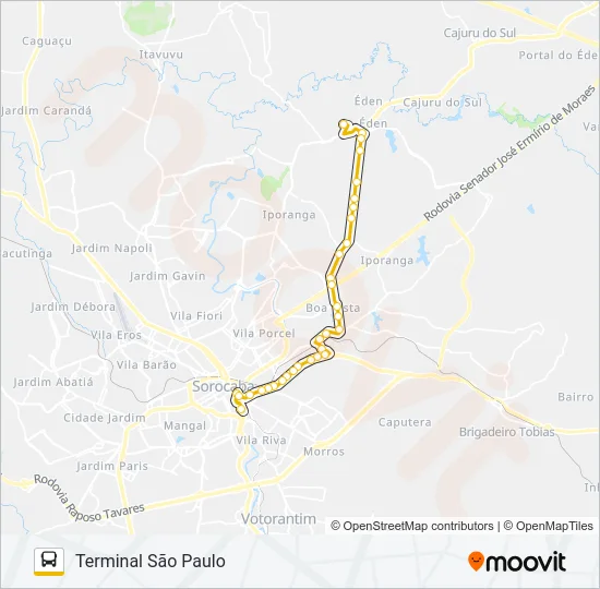 75 CAMPININHA Bus Line Map