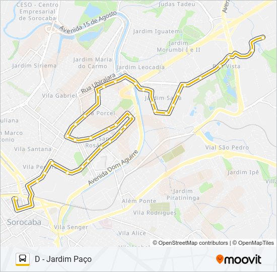 Mapa de 79 POLICLÍNICA de autobús