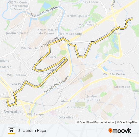 Mapa de 79 POLICLÍNICA de autobús