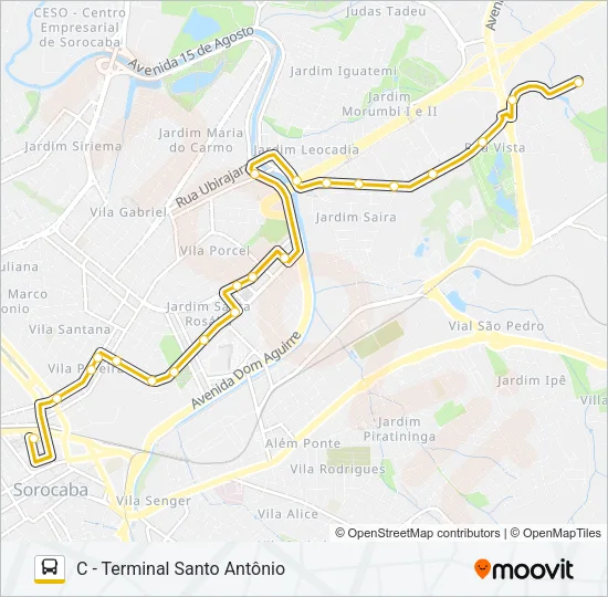 79 POLICLÍNICA Bus Line Map