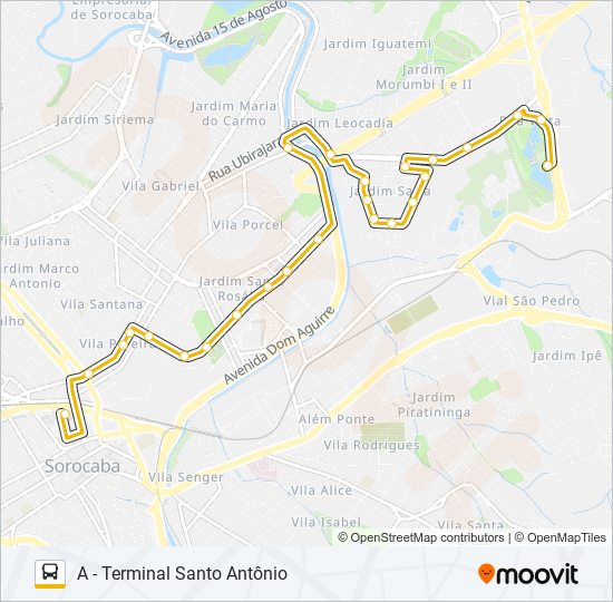 14 SANTA ROSÁLIA bus Line Map