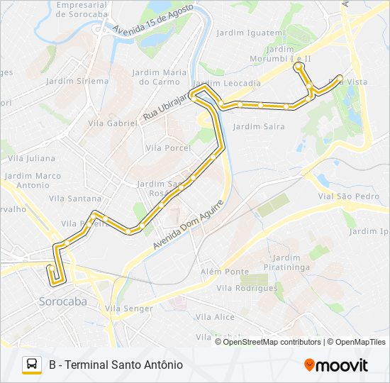 14 SANTA ROSÁLIA bus Line Map