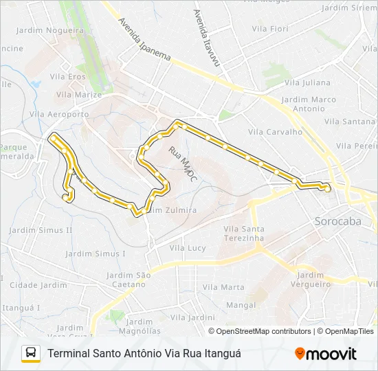 03 NOVA ESPERANÇA Bus Line Map
