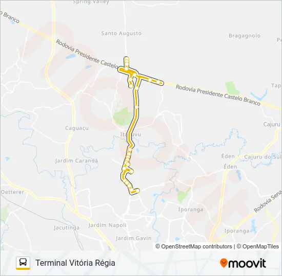 39 ALDEIA DOS LARANJAIS Bus Line Map