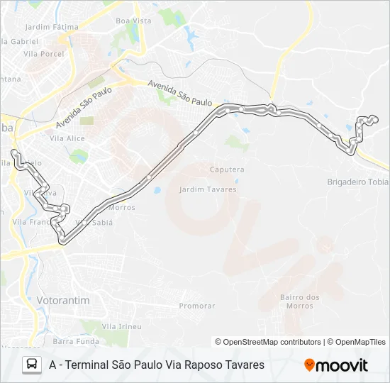 49 ASTÚRIAS Bus Line Map