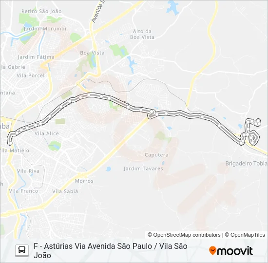 49 ASTÚRIAS Bus Line Map