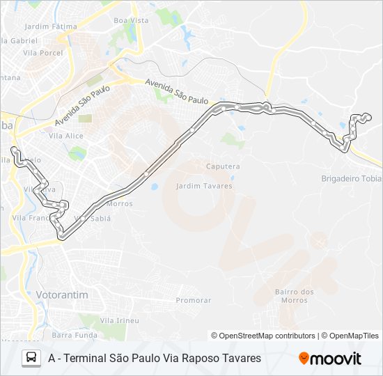 49 ASTÚRIAS bus Line Map