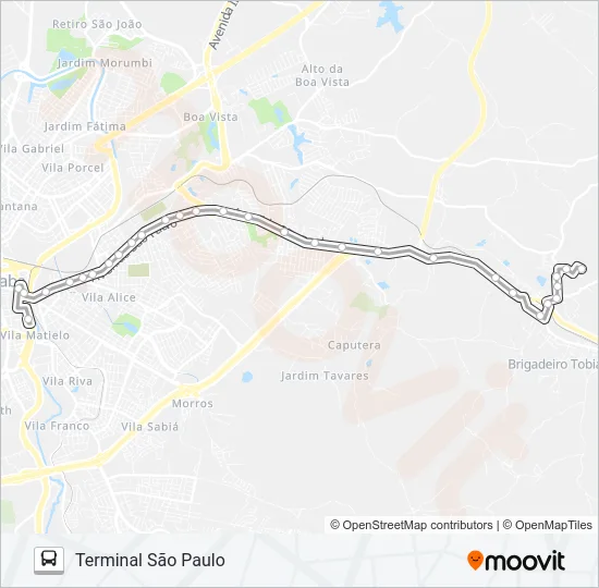 49 ASTÚRIAS Bus Line Map