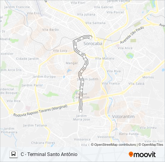 65 CAMPOLIM bus Line Map