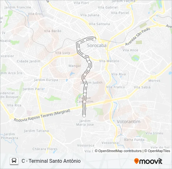 65 CAMPOLIM Bus Line Map