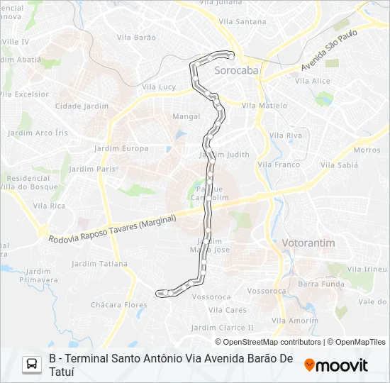 65 CAMPOLIM Bus Line Map