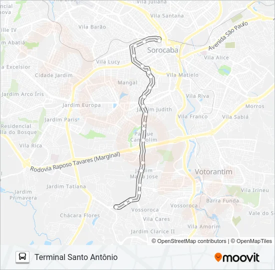 65 CAMPOLIM Bus Line Map