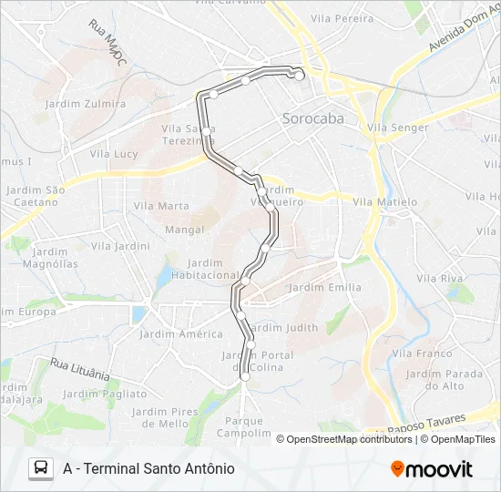 65 CAMPOLIM Bus Line Map