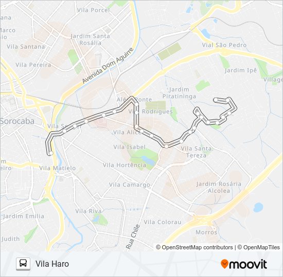 32 VILA HARO bus Line Map
