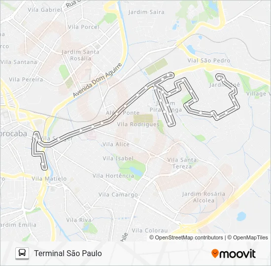 41 GONÇALVES Bus Line Map