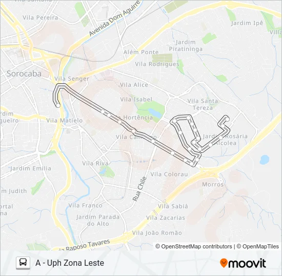 47 HORTÊNCIA Bus Line Map