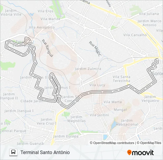 63 ESMERALDA Bus Line Map