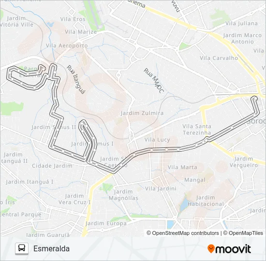 63 ESMERALDA Bus Line Map
