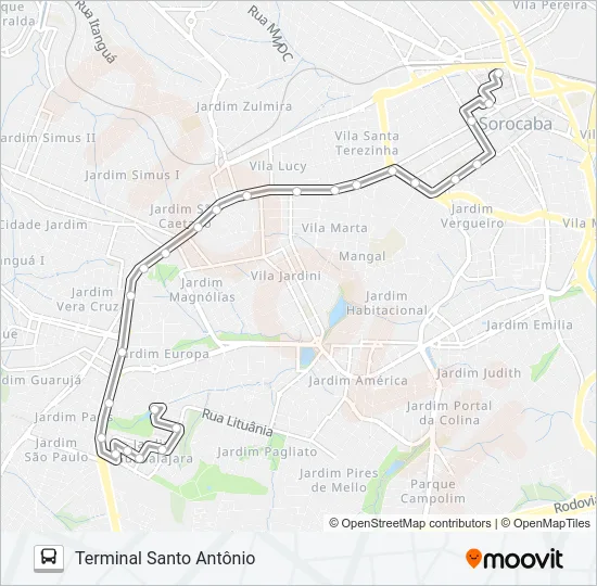 12 GUADALAJARA Bus Line Map