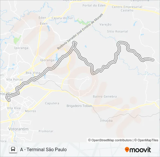 33 MATO DENTRO Bus Line Map