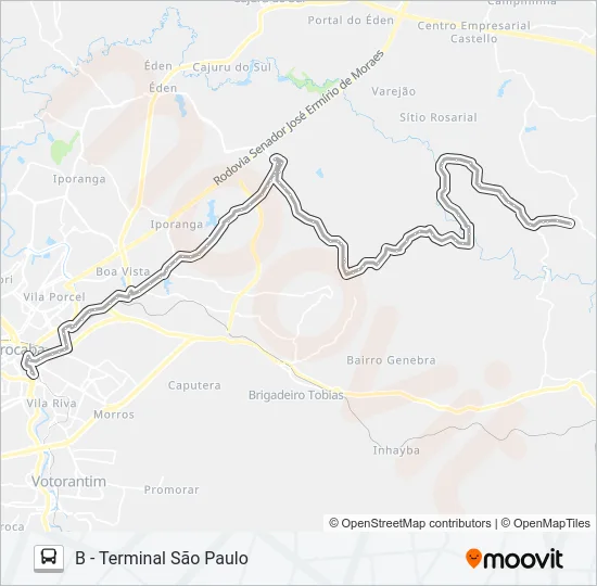 33 MATO DENTRO Bus Line Map
