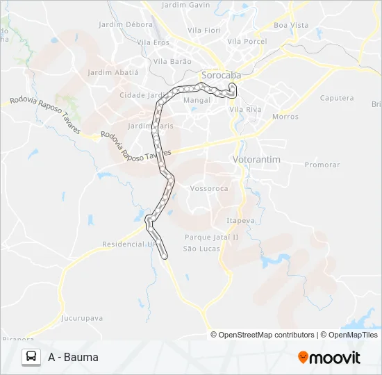 51 GREEN VALLEY Bus Line Map