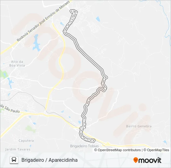 304 INTERBAIRROS 4 Bus Line Map