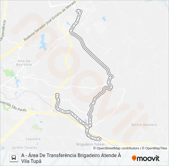 304 INTERBAIRROS 4 Bus Line Map