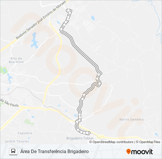 304 INTERBAIRROS 4 bus Line Map