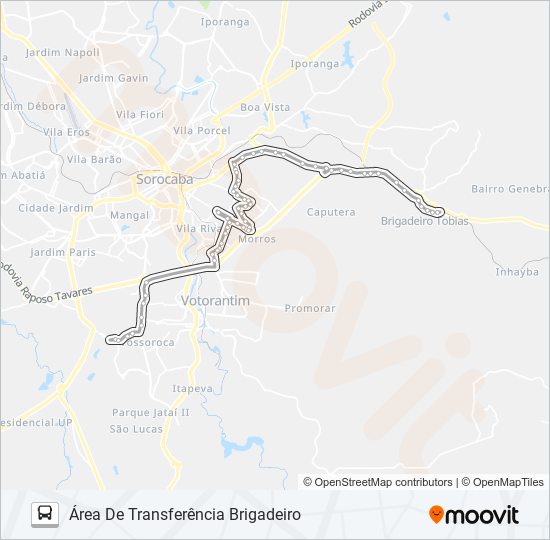 305 INTERBAIRROS 5 bus Line Map