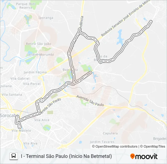 07 INDUSTRIAL / VILA RICA Bus Line Map