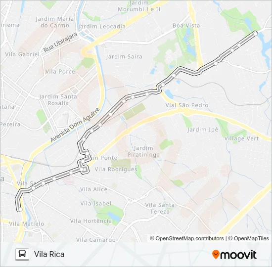 07 INDUSTRIAL / VILA RICA Bus Line Map