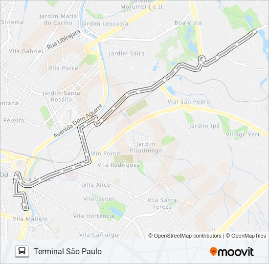 Mapa de 07 INDUSTRIAL / VILA RICA de autobús