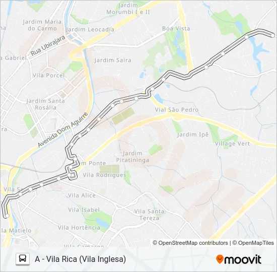 07 INDUSTRIAL / VILA RICA Bus Line Map