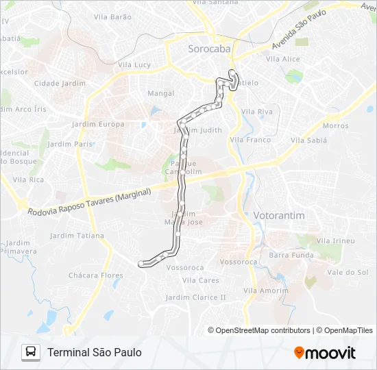 71 CAMPOLIM VIA RAPOSO TAVARES Bus Line Map