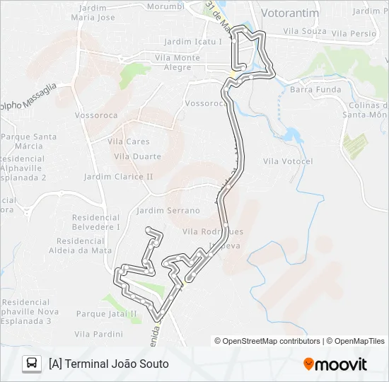 3105 SERRANO VIA VILA GALLI Bus Line Map