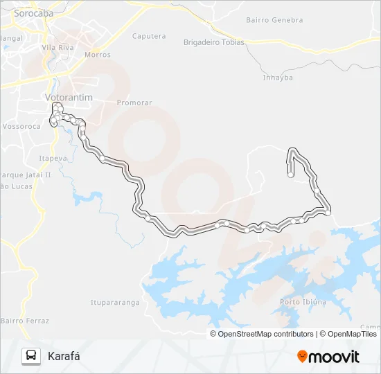 3113 KARAFÁ Bus Line Map