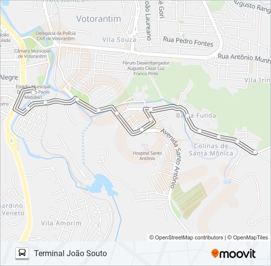 3115 FORNAZARI bus Line Map