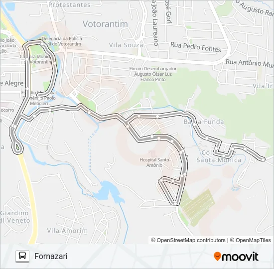 3115 FORNAZARI Bus Line Map