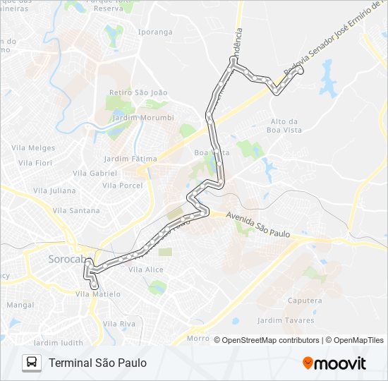 Mapa de 29 HOLLINGSWORTH de autobús