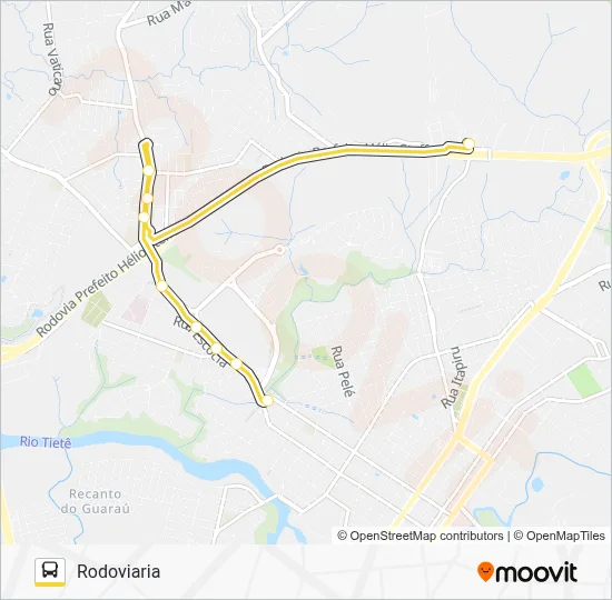 19 LAJEADO / OLARIA Bus Line Map