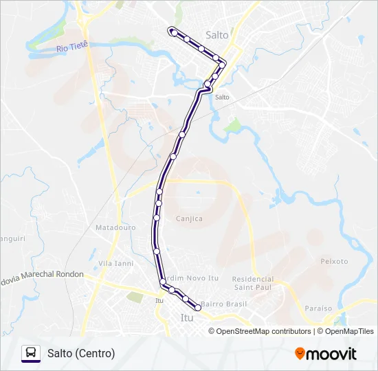 6206 SALTO - ITU  Line Map