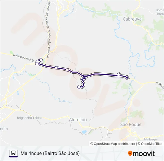 6226EX1 ITU - MAIRINQUE  Line Map